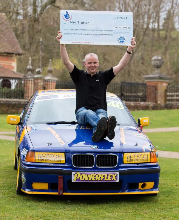 Neil Trotter EuroMillions gevinst