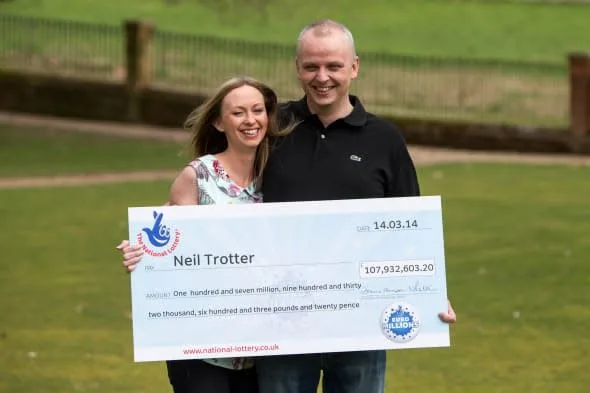 Neil Trotter EuroMillions gevinst