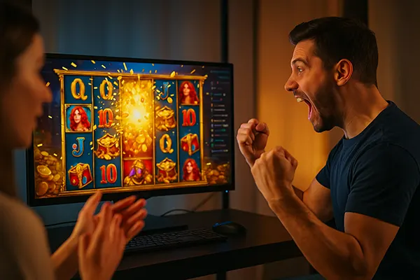 Reactie op slotjackpot