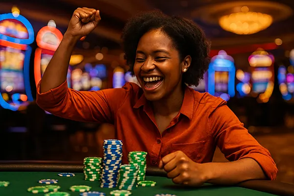 Stort casinoøjeblik