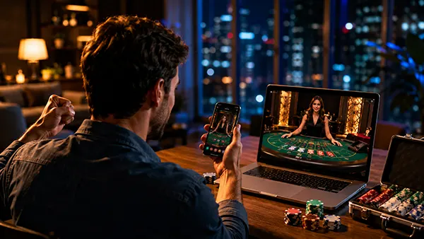 Live casino stream